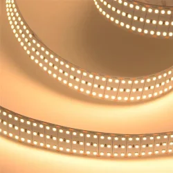 Светодиодная лента Lux Class, 2835, 480 led/m, трехрядная, warm white, 24V, 40W/m, IP20, X10