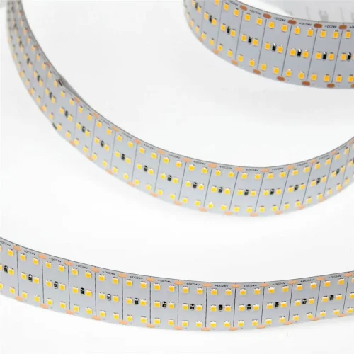 Светодиодная лента Lux Class, 2835, 480 led/m, трехрядная, warm white, 24V, 40W/m, IP20, X10 - фото II
