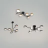 Потолочный светильник FR6048CL-L10GB Тибо / Tibo 10 Вт LED (Черный с Золотом) FR6048CL-L10GB - фото 9