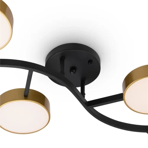 Потолочный светильник FR6048CL-L10GB Тибо / Tibo 10 Вт LED (Черный с Золотом) FR6048CL-L10GB - фото 15