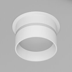 Встраиваемый светильник влагозащ., IP 44, до 15 Вт, GU10, белый, алюминий, Denkirs DK2404-WH