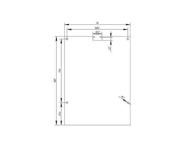 Заглушка металл 10074 сталь 1 мм - фото 2