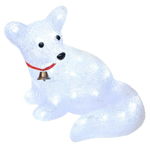 ULD-M3225-032-STA WHITE IP20 FOX Фигура светодиодная Лисенок, 32 светодиода, 32.5x22x25 см, цвет свечения-белый, IP20. - фото 2