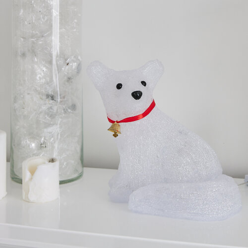 ULD-M3225-032-STA WHITE IP20 FOX Фигура светодиодная Лисенок, 32 светодиода, 32.5x22x25 см, цвет свечения-белый, IP20. - фото 8