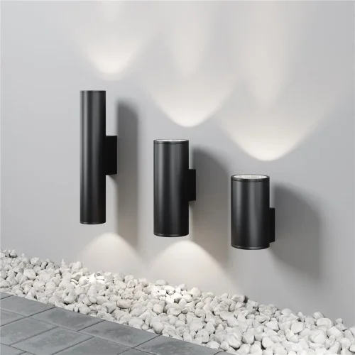 Настенный светильник Клин / Shim 3000К 30Вт IP 65 (Черный) O514WL-L30B3K - фото 6