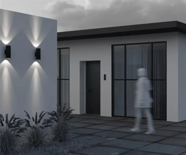 Настенный светильник Клин / Shim 3000К 30Вт IP 65 (Черный) O514WL-L30B3K - фото 7