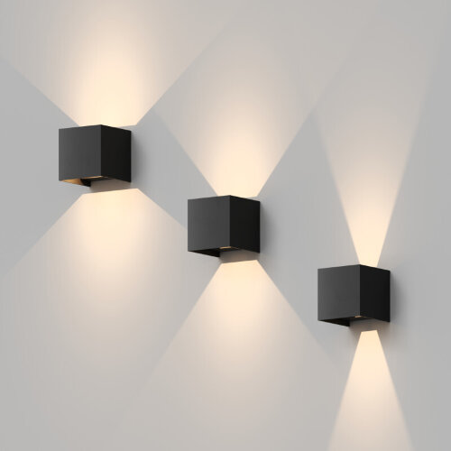 DK9770-BK Настенный светодиодный уличный светильник MALBEC, IP54, 6 Вт, 3000K, черный, алюминий. Фото 4