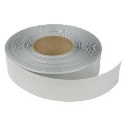 UIS-P100 26-13-100 SILVER ROLL Термоусадочная трубка PVC, рулон 100м, Диаметр до усадки 26мм, после 13мм, Серебро