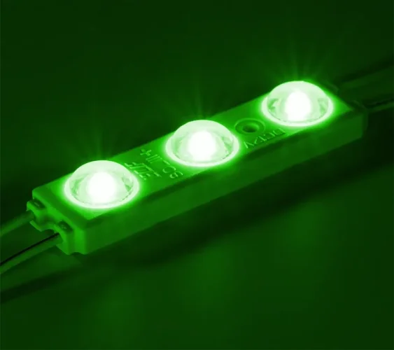 Модуль светодиодный ELF SOL+, 3SMD диод 2835, зеленый - фото