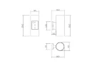 Настенный светильник (бра)Рандо / Rando E27х2 60Вт IP 54 (Серый) O419WL-02GR - фото 11