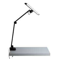 ULM-D116 18W-3000-6500K-DIM BLACK Светильник настольный светодиодный на струбцине, Сенсорный выключатель, Диммер, Черный
