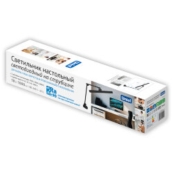 ULM-D116 18W-3000-6500K-DIM BLACK Светильник настольный светодиодный на струбцине, Сенсорный выключатель, Диммер, Черный