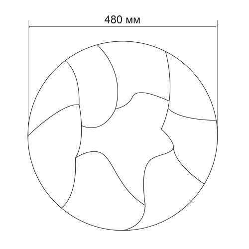 Светодиодный светильник Luminarte LOTUS CLL52 90Вт с ПДУ - фото 8