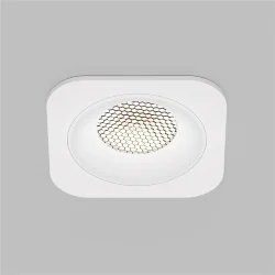 Светильник встраиваемый светодиодный с антибликовой решеткой Tetro 10W 4000K белый IP44 15276/LED (071311)
