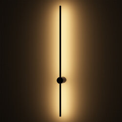 Бра 1000 мм, 3000К, IP20, 12 Вт, черный, алюминий, Denkirs DK5014-BK