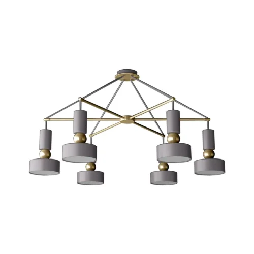 Подвесной светильник Void E14х6 (Серебро) - фото 3