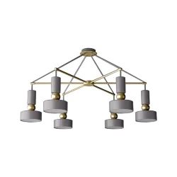 Подвесной светильник Void E14х6 (Серебро)