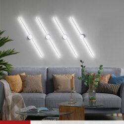 Светильник настенный светодиодный ESTETIKA ART-60C-40WH 10Вт 230В 4000K 700Лм 600х60x98 белый IN HOME
