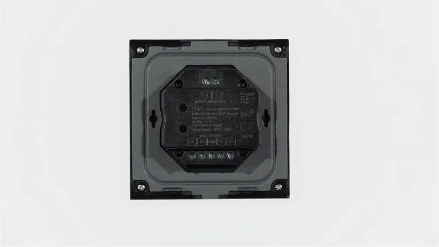 Сенсорная панель T16-1 Black IC17 (220V, DIM, 1 zone, DMX512, RF 2.4GHz) - фото II