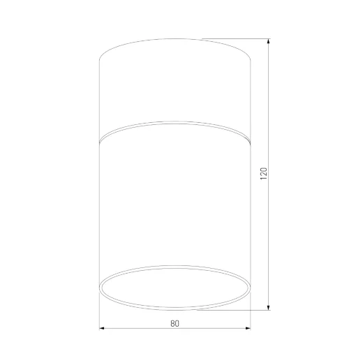 Светильник потолочный светодиодный 10W 4000К латунь/прозрачный 25047/LED - фото 4