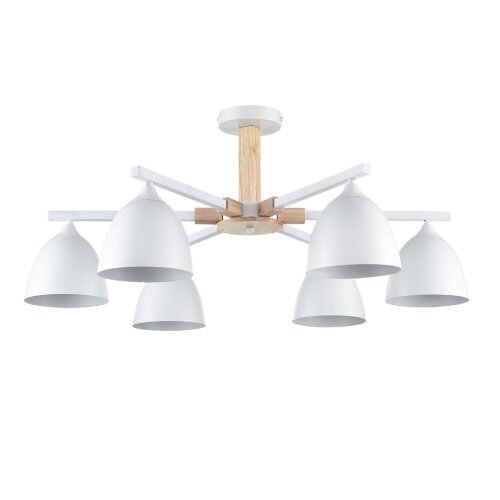 Люстра потолочная «LUMION» 8095/6C, серия: COLANGE (крепление на планке). Фото 1.