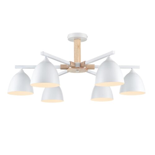 Люстра потолочная «LUMION» 8095/6C, серия: COLANGE (крепление на планке). Фото 2.