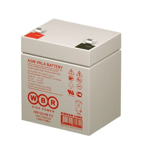 Аккумулятор 12В 5.6А.ч WBR HR1221W F2 WBR - фото 3