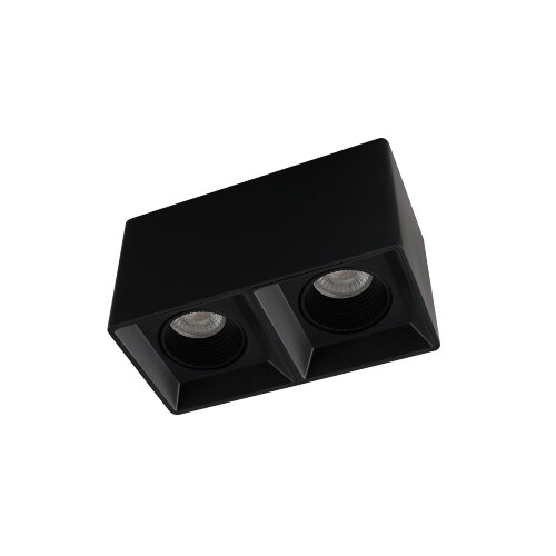 DK3085-BK Светильник накладной IP 20, 10 Вт, GU5.3, LED, черный/черный, пластик.