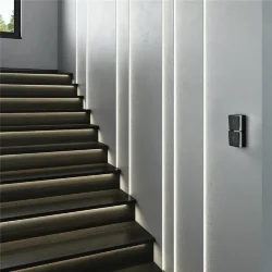 Выключатель одноклавишный с подсветкой Gallant черный/хром W5010135