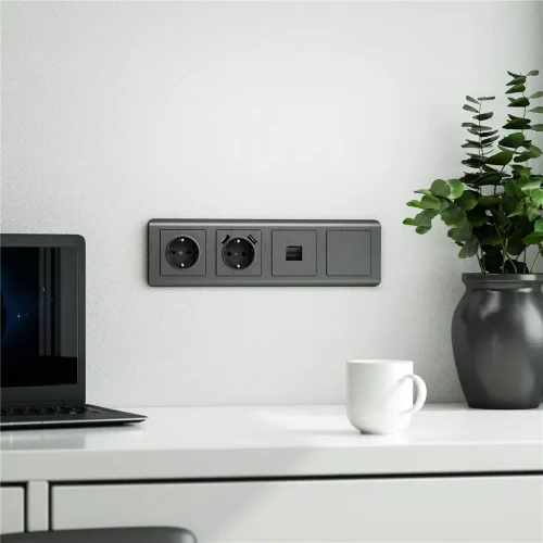 Заглушка (графит рифленый) W1159204 - фото 2