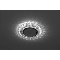 Светильник светодиодный точечный DK LD23 SL/WH GX53 декор со светодиод. подсветкой прозр. ЭРА Б0029627