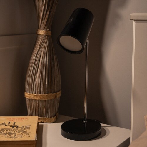 ULM-B600 6W-4500K-DIM BLACK Светильник настольный светодиодный, 6W, Сенсорный выключатель, Диммер, Черный - фото 10