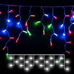 Гирлянда бахрома мульти 3*0,6м IP65 100-101 (060408)
