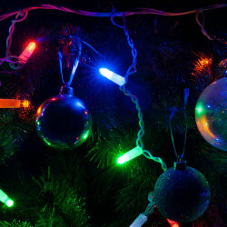 Гирлянда бахрома мульти 3*0,6м IP65 100-101 (060408)