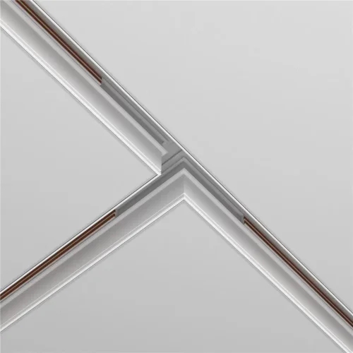 Коннектор Т-образный Exility встраиваемый под ГКЛ 9,5мм, белый (Белый) - фото 3