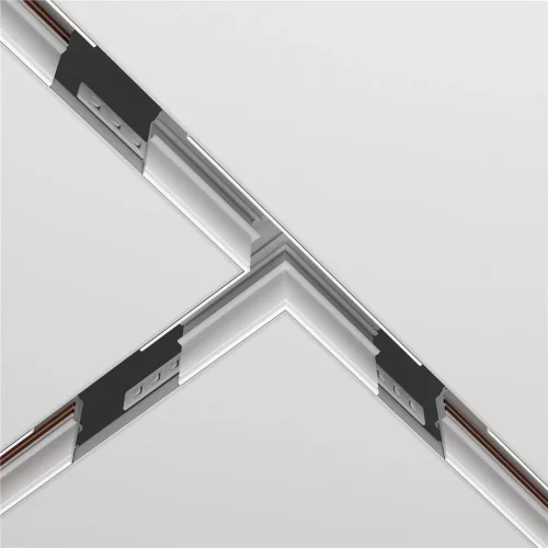 Коннектор Т-образный Exility встраиваемый под ГКЛ 9,5мм, белый (Белый) - фото 4