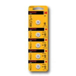 Элемент питания литиевый CR2032 MAX Lithium (блист.5шт) KODAK Б0018717