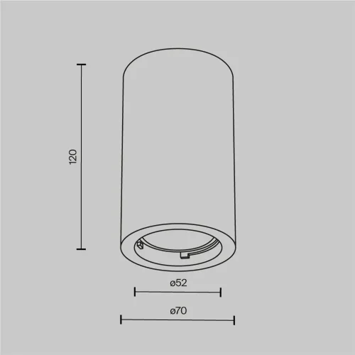Потолочный светильник Conik Gyps GU10 10Вт (Белый) - фото 7