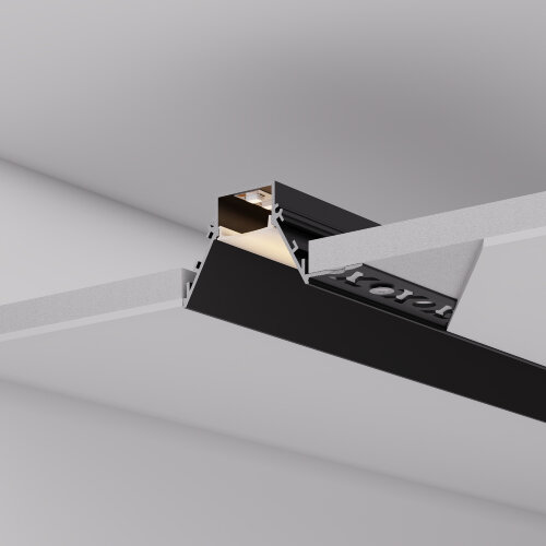 Профиль COMFORT21-V-FANTOM-2000 BLACK (Arlight, Алюминий) - фото 3