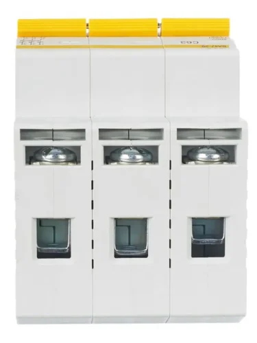 Выключатель автоматический модульный 3п C 63А 4.5кА ВА47-29 KARAT IEK MVA20-3-063-C - фото 7