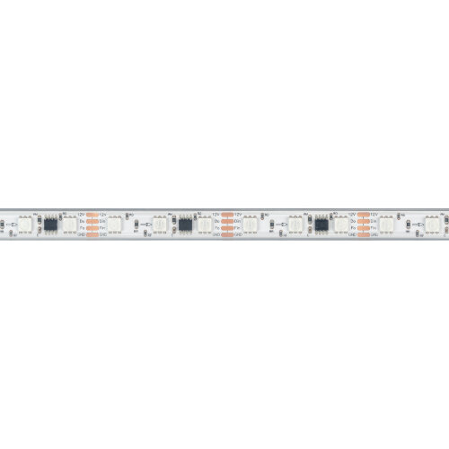 Светодиодная лента герметичная SPI-PS-В60-12mm 12V RGB-РХ3-ВРТ (12 W/m, IP67, 5060, 5m) (Arlight, бегущий огонь) 039599 - фото 5