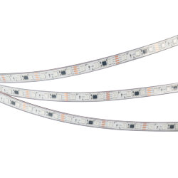 Светодиодная лента герметичная SPI-PS-В60-12mm 12V RGB-РХ3-ВРТ (12 W/m, IP67, 5060, 5m) (Arlight, бегущий огонь) 039599