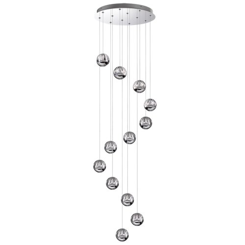 Люстра каскадная «ODEON LIGHT» 5100/60L, серия: SONO (крепление на планке). Фото 1.