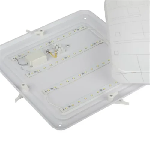 Светильник светодиодный Классик SPB-6-24 Nancy S квадратный потолочный без ДУ ЭРА Б0051093 - фото 7