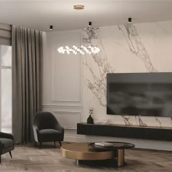 Потолочный светильник Polar GX53 1x12Вт (Черный)