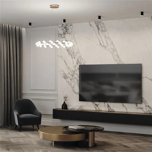 Потолочный светильник Polar GX53 1x12Вт (Черный) - фото 9