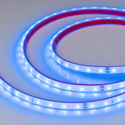 Светодиодная лента герметичная RTW-PFS-А60-11mm 24V Blue (4.8 W/m, IP68, 2835, 5m) (Arlight, 4.8 Вт/м, IP68) 034160