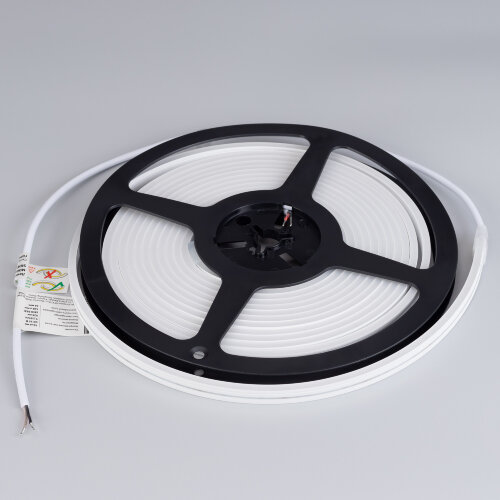 Светодиодная лента герметичная MOONLIGHT-SIDE-A168-4x10mm 24V Red (7.2 W/m, IP65, 5m, wire x2) (Arlight, Вывод прямой, 3 года) - фото 3