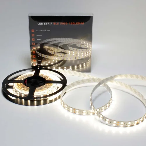 Светодиодная лента Class Premium, 5050, 120 led/m, Day White, 24V, IP33, А11 - фото I