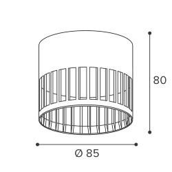 Светильник WOLTA WSL-GX53/19W под лампу GX53 Белый PORTA